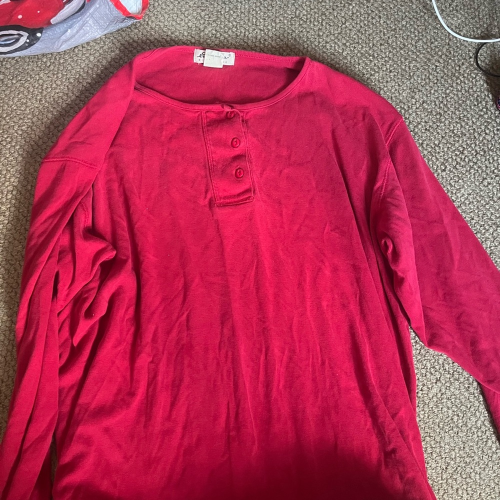 Eddie Bauer Vibrant Red Top